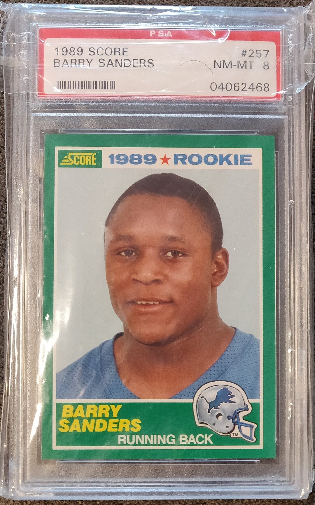 1989 Score #257 Barry Sanders PSA 8 - Etsy