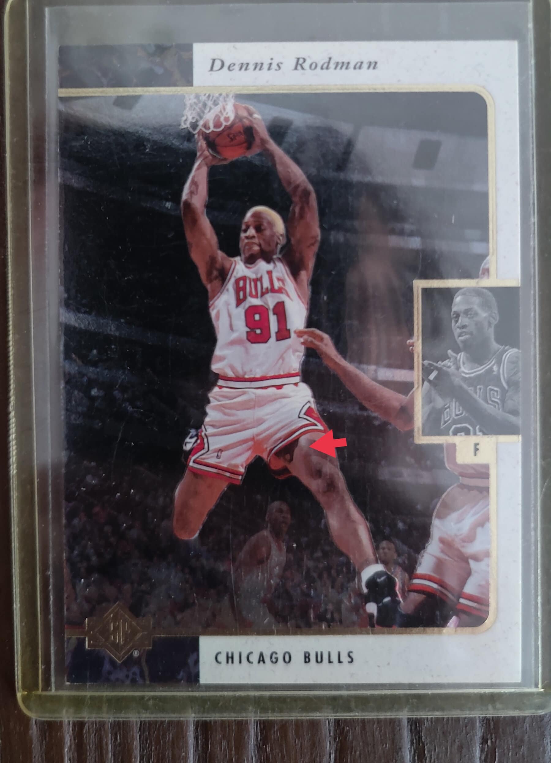 1996 Upper Deck SP Dennis Rodman Error Card #22 - Etsy