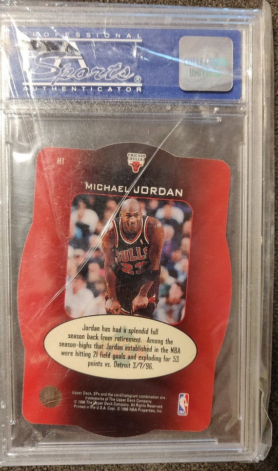 1996 Upper Deck H1 SPx Holoview Heroes Michael Jordan PSA 9 - Etsy.de