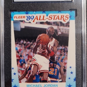 1989 Fleer Sticker #3 Michael Jordan