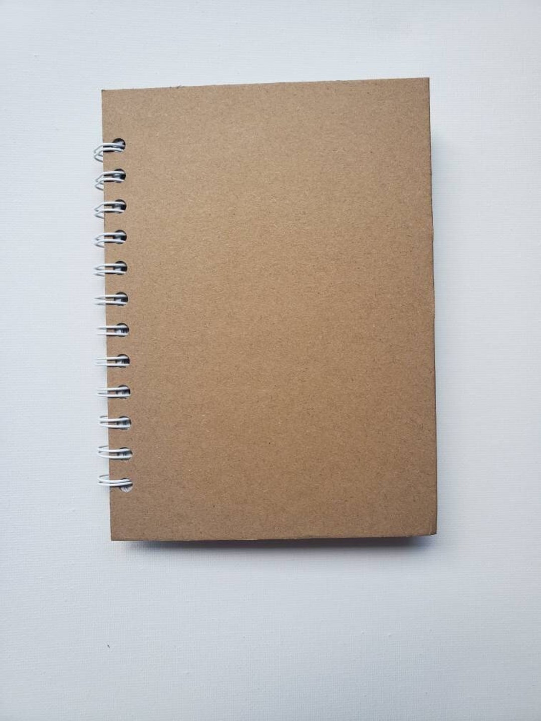 5 X 7 Journal From Recycled Paper Spiral Journal Etsy