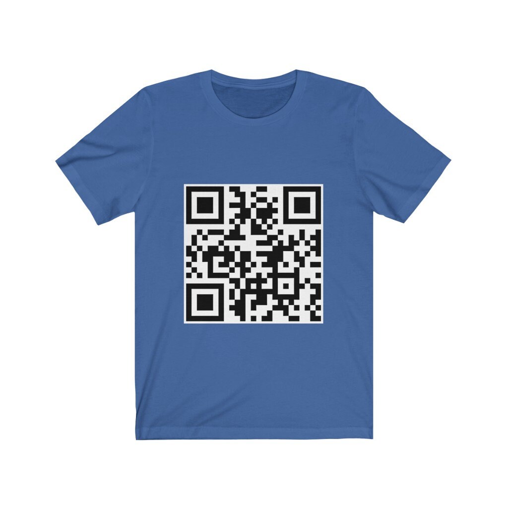 QR Code Tshirt Scan QR Code and Check in Shirt Scan Me Etsy UK