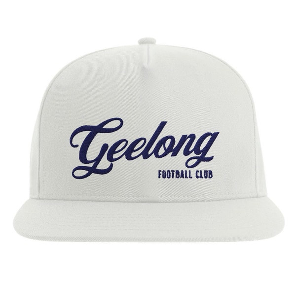 Geelong Cats cap, Embroidered Cats cap, Geelong Football Club hat, Geelong Cats gift,  AFL Geelong cap, Gift for Geelong supporter, Cats