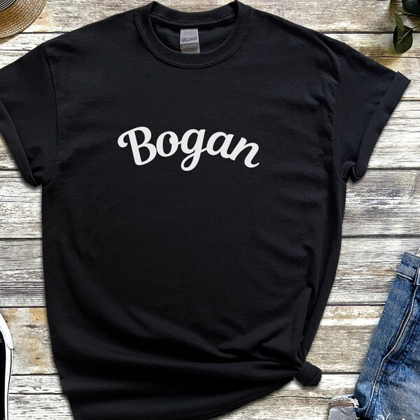 T-shirt Bogan, chemise d'argot australien, t-shirt australien drôle, chemise de dicton australien, Bogan encaissé, t-shirt australien, t-shirt de la fête de l'Australie