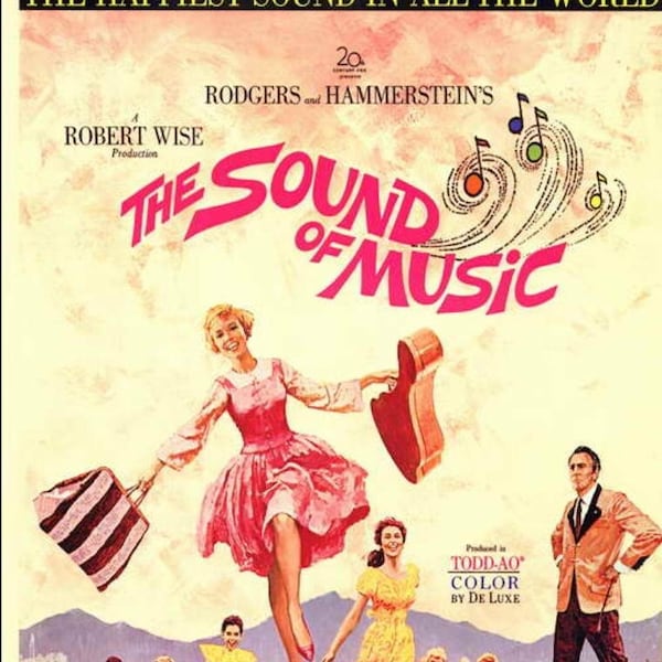 The Sound of Music On A Unframed 11x17 Poster. Printed on Heavy Card Stock Paper.