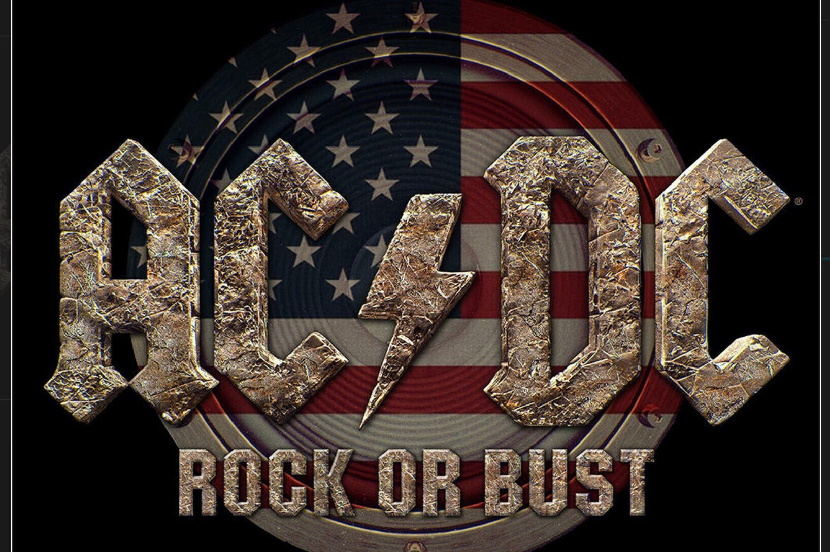 AC DC Rock or Bust Album Cover on a 12.5 W X 16 H Tin - Etsy