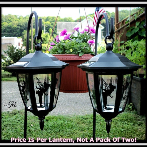 Disney Themed Tinkerbell Outdoor Solar Lantern - Style 1