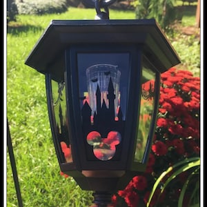 Disney Themed Castle Mickey or Minnie Mouse Solar Lantern