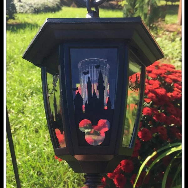 Disney Themed Castle Mickey or Minnie Mouse Solar Lantern