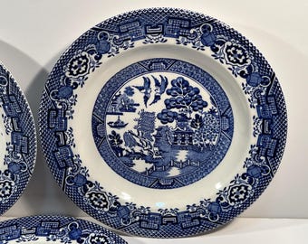 ブルーウィロー☆ 超希少 ブルーウィローパターンのミニセット（日本製