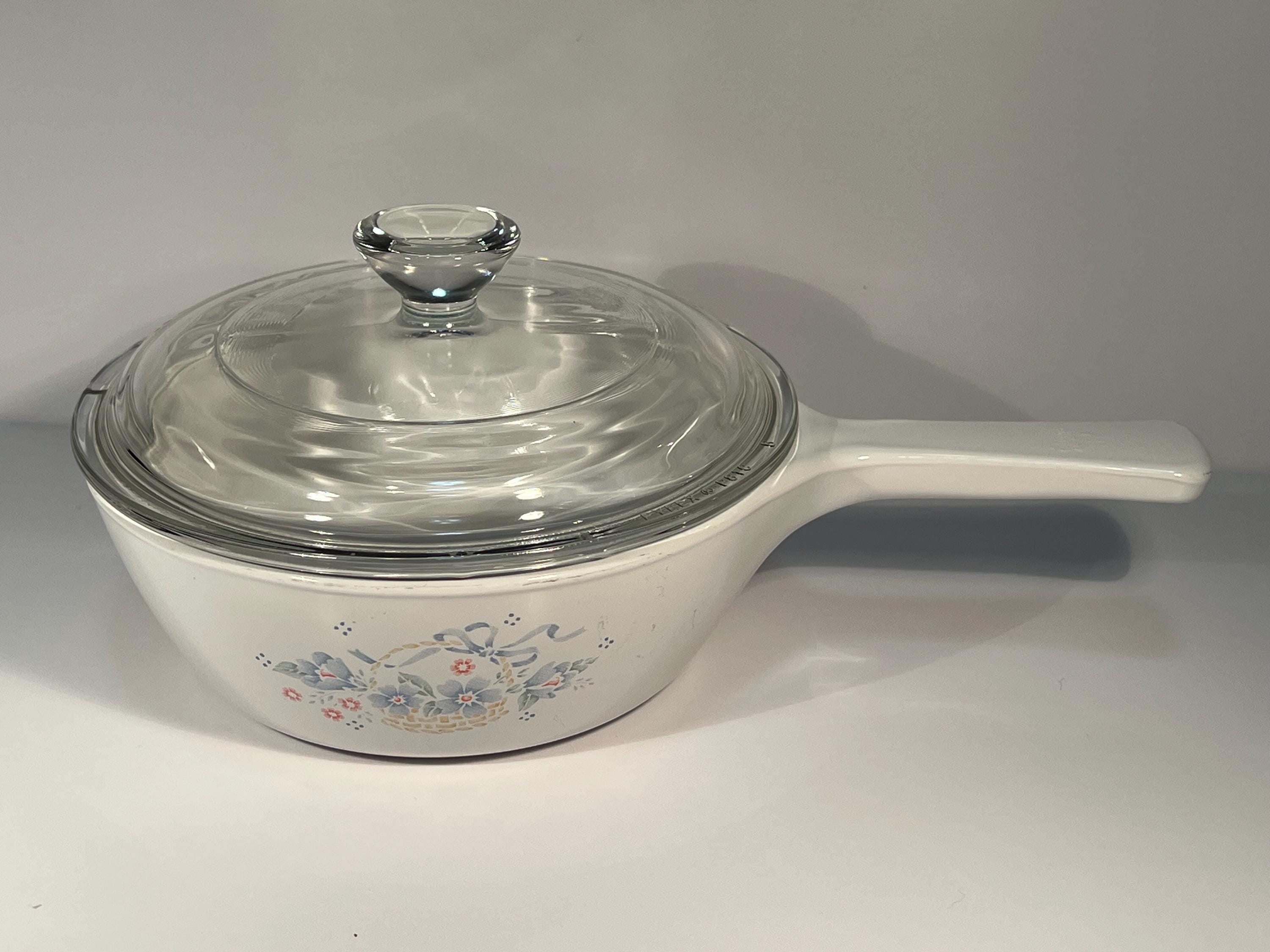 Riess Casserole Avec Bec Verseur 12cm 0,5 Litre émail Country Dirndl Bleu A Pois 58888444