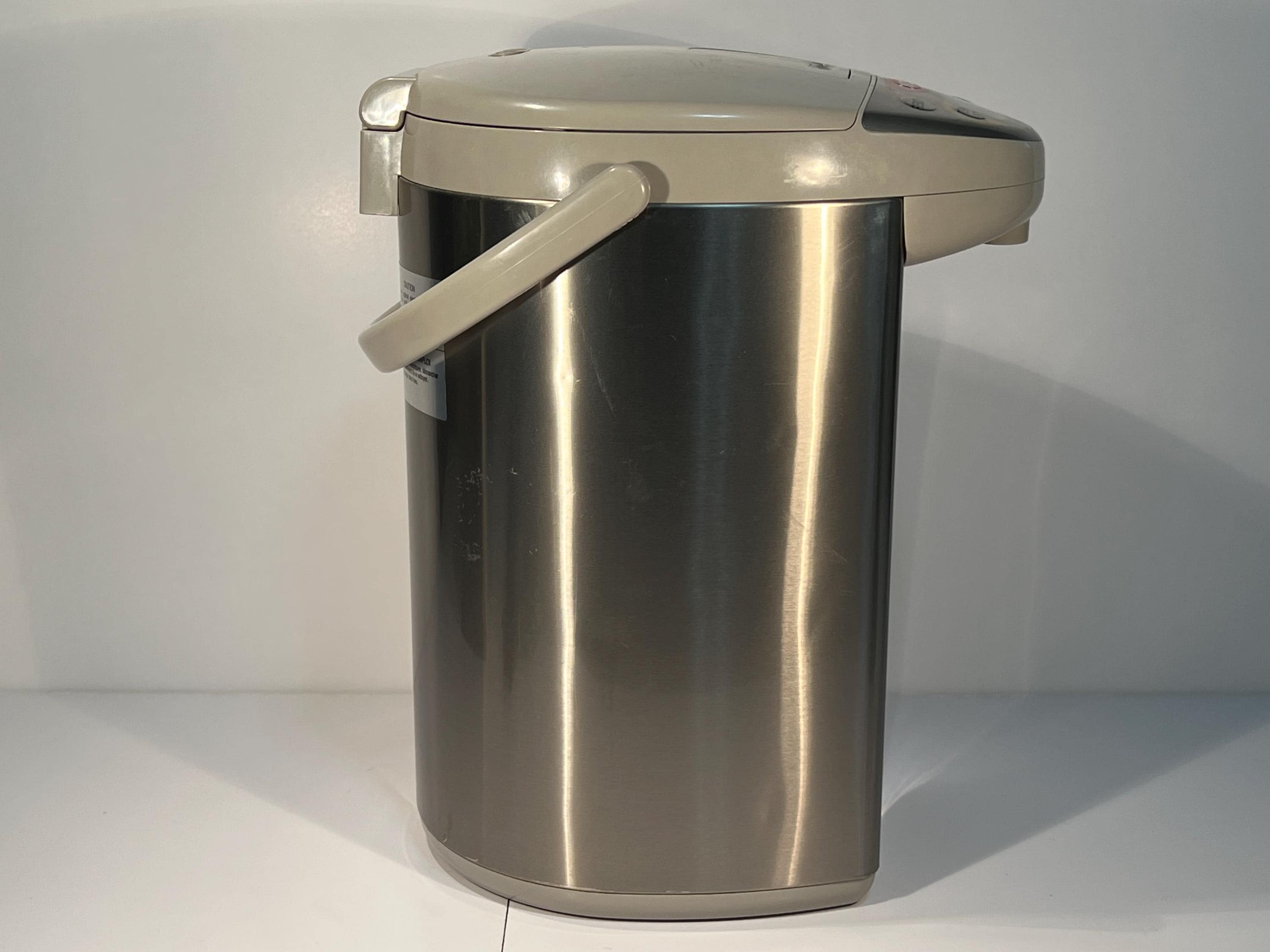 Bollitore Elettrico Zojirushi CV-DSC40 4L &ndash; Acciaio Inox, Usato Ma Come Nuovo, Con Adattatore, Made In Japan