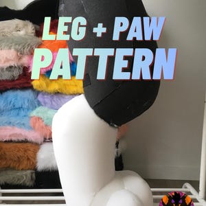 Patrón de patas y pata con base de espuma Digigrade