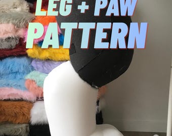 Patrón de patas y pata con base de espuma Digigrade