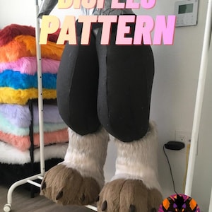 Digigrade Bein Schaumstoffpolsterung Muster