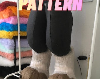 Modello di imbottitura in schiuma per gambe Digigrade