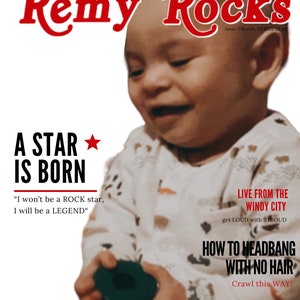 Custom Personalized ONE ROCKS Poster First Birthday PDF or Print - Etsy