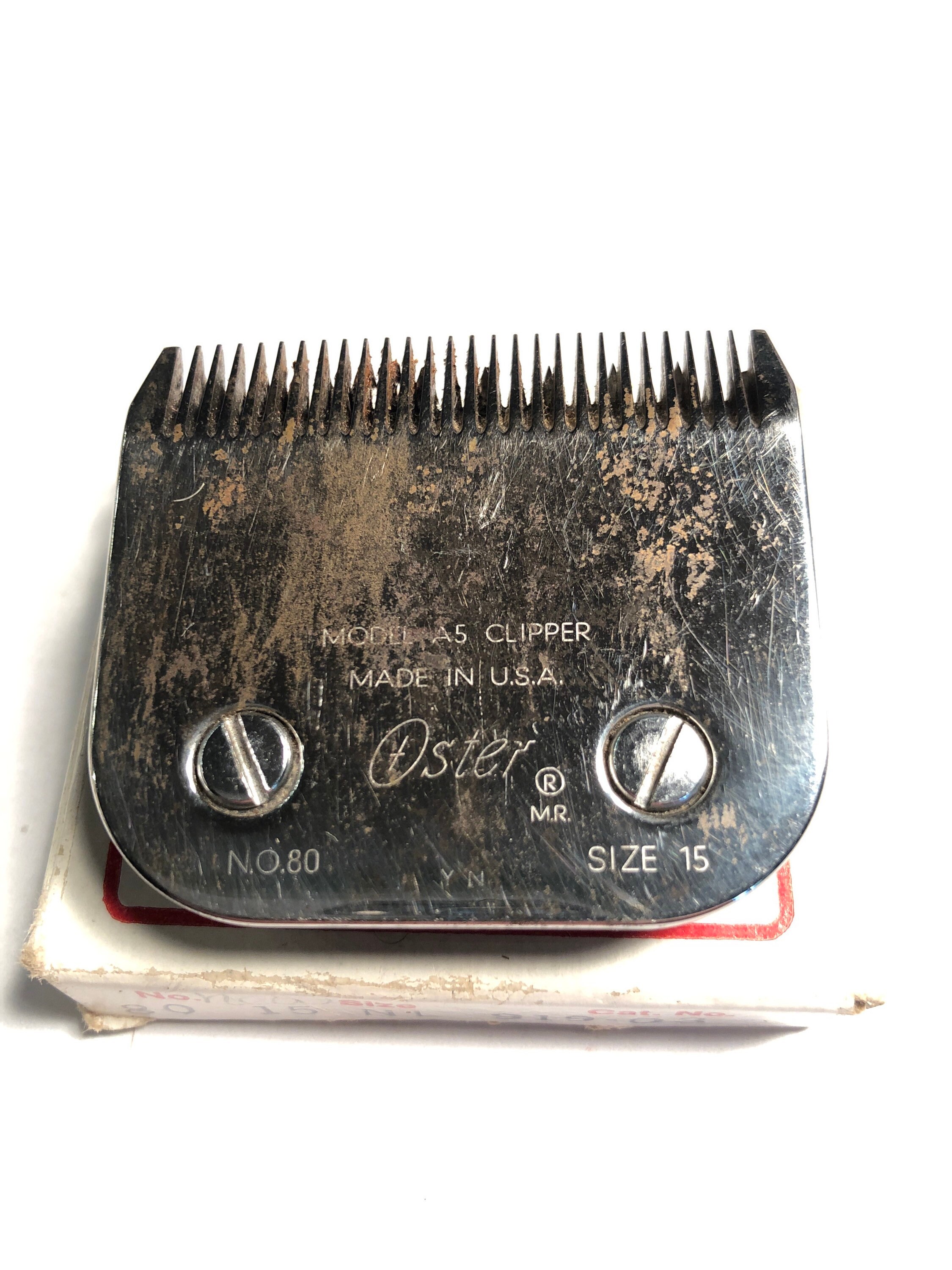 Replacement Oster Model A5 Clipper Blade No. 80 Size 15 Etsy
