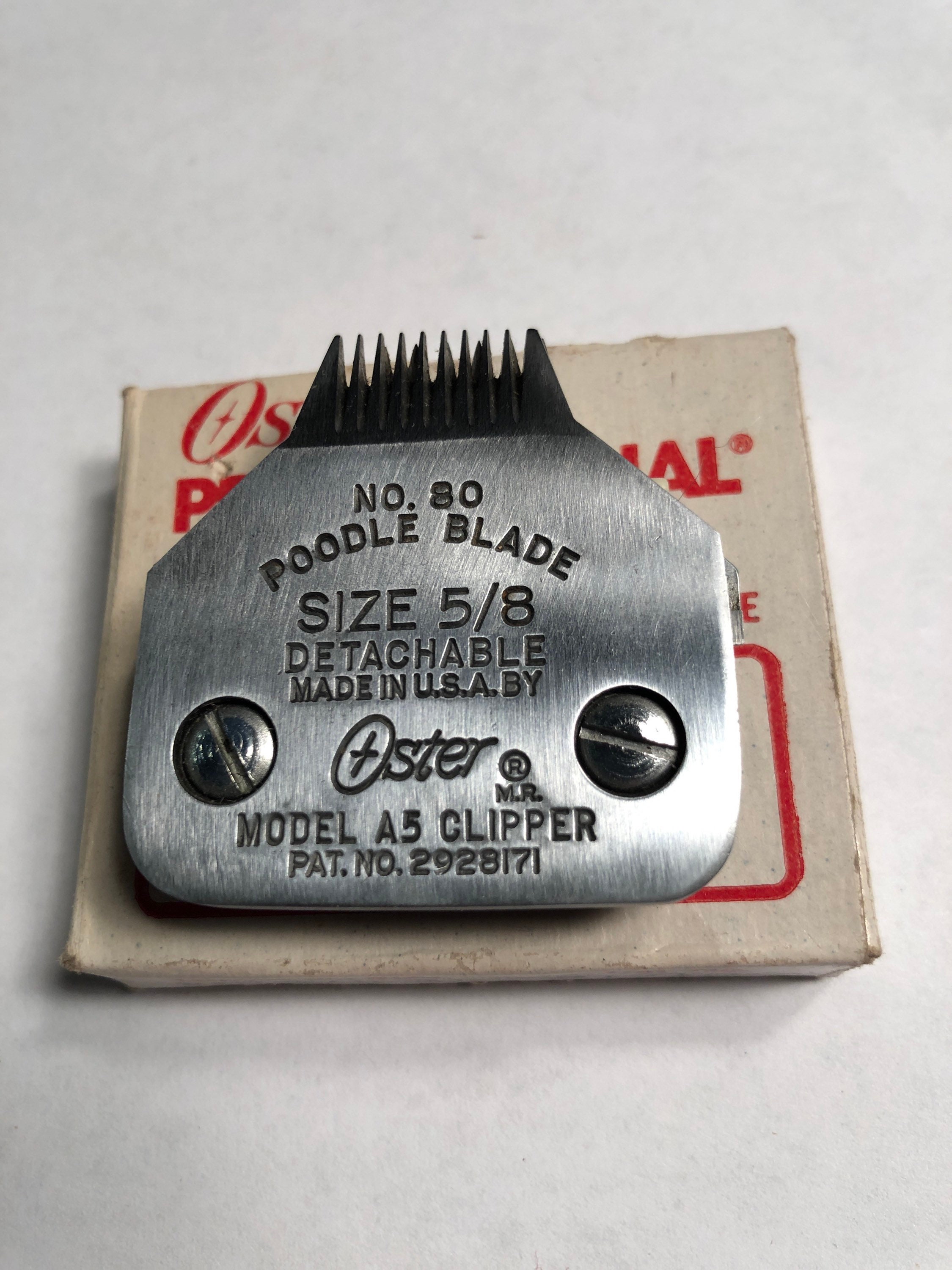 Replacement Oster Model A5 Clipper Poodle Blade No. 80 Size Etsy