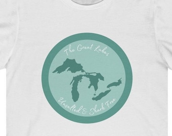 Michigan Great Lakes - Unsalted Shark Free Short Sleeve Tee