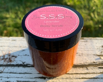 Brown Sugar Scrub - 4oz Natural Sugar Scrub - Exfoliating & Moisturizing Scrub -Body Scrub - Homemade Sugar Scrub