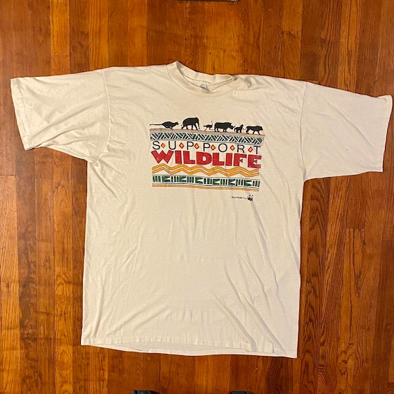 1988 Support Louisiana Wildlife - Throw a Party - Wrap Around T-Shirt – Red  Vintage Co