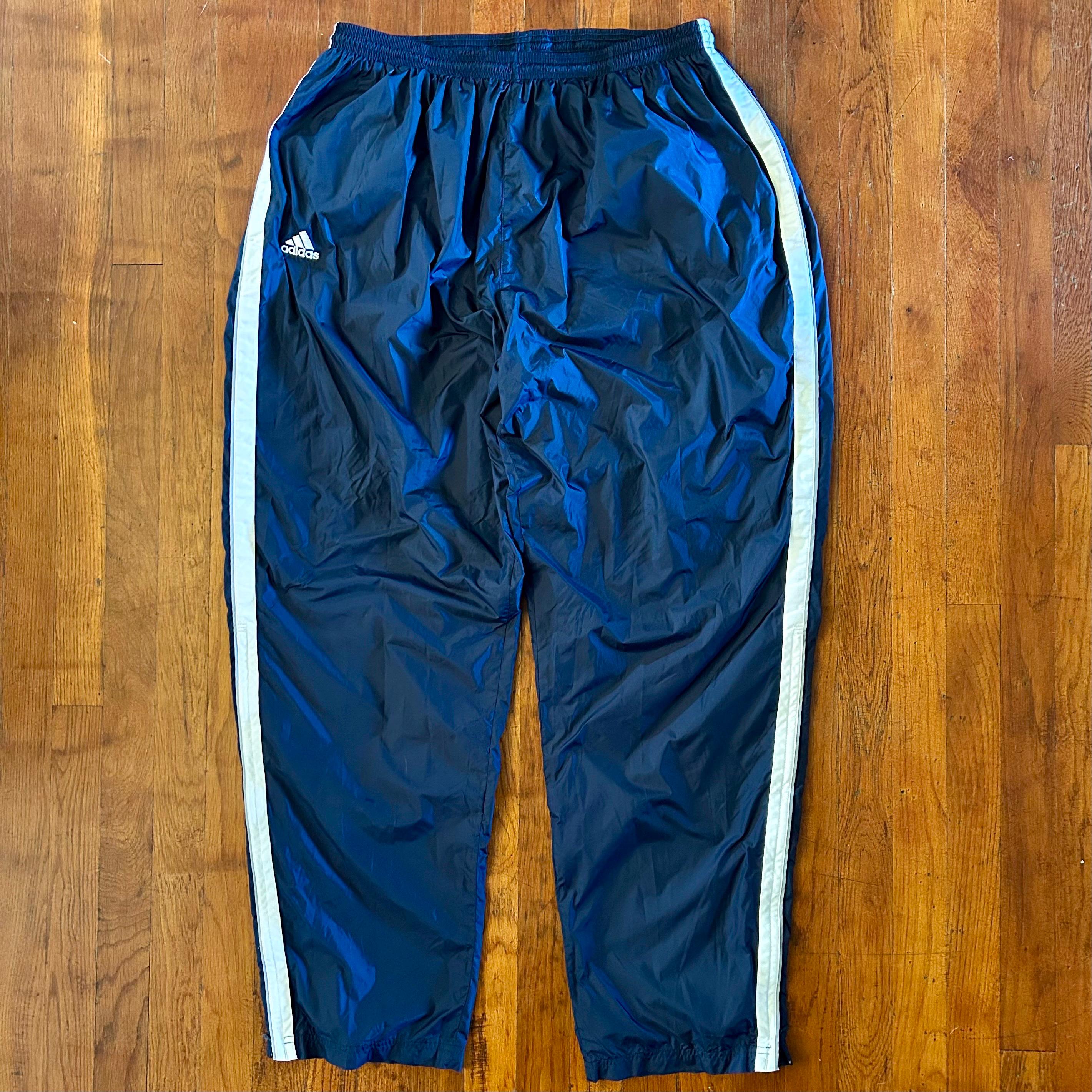 パンツ 90s adidas France nylon wide pants y2k 90s adidas France nylon wide pants y2k アディダス ジャージ