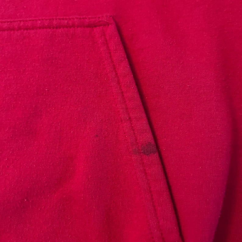 Sudadera con capucha roja estilo vintage Y2K de Carolina del Norte (N.C. State Wolfpack) talla M imagen 8