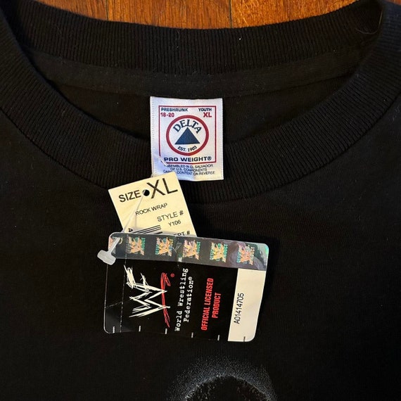 Vintage '90s the Rock WWF Wrestling Layin' the Smack Down AOP