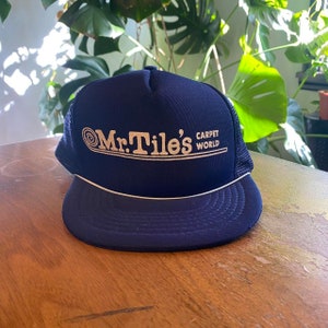 Vintage Mr. Tile’s Carpet World Trucker Hat
