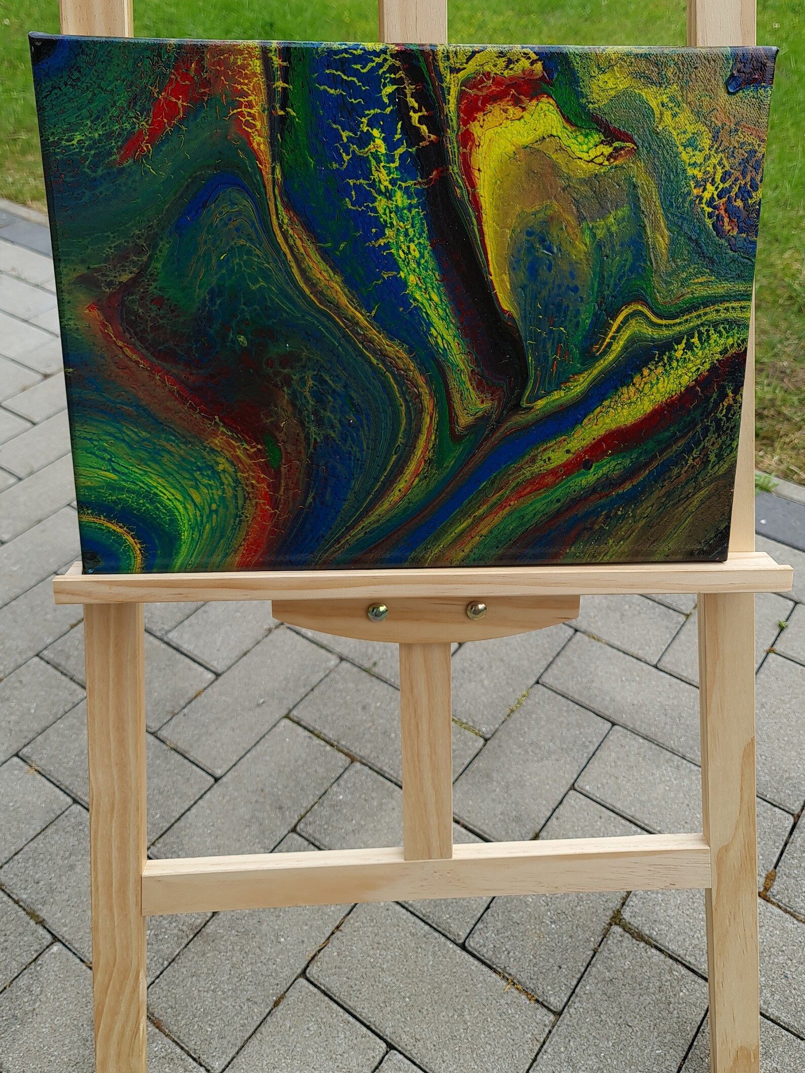 Acrylic Picture jamaica Feeling Made on Canvas in the Etsy UK