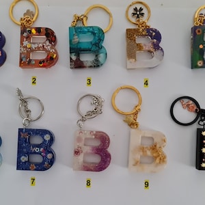 Schlüsselanhänger Buchstabe B Handarbeit Einzelstücke