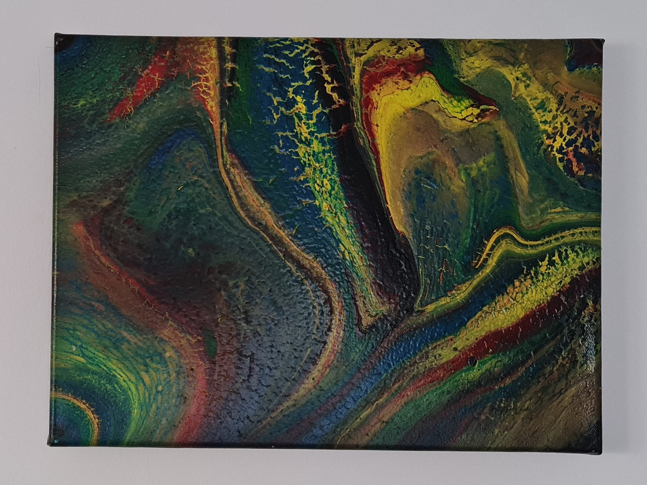 Acrylic Picture jamaica Feeling Made on Canvas in the Etsy UK