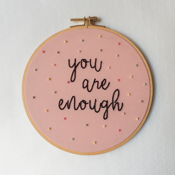 Stickbild | "you are enough"