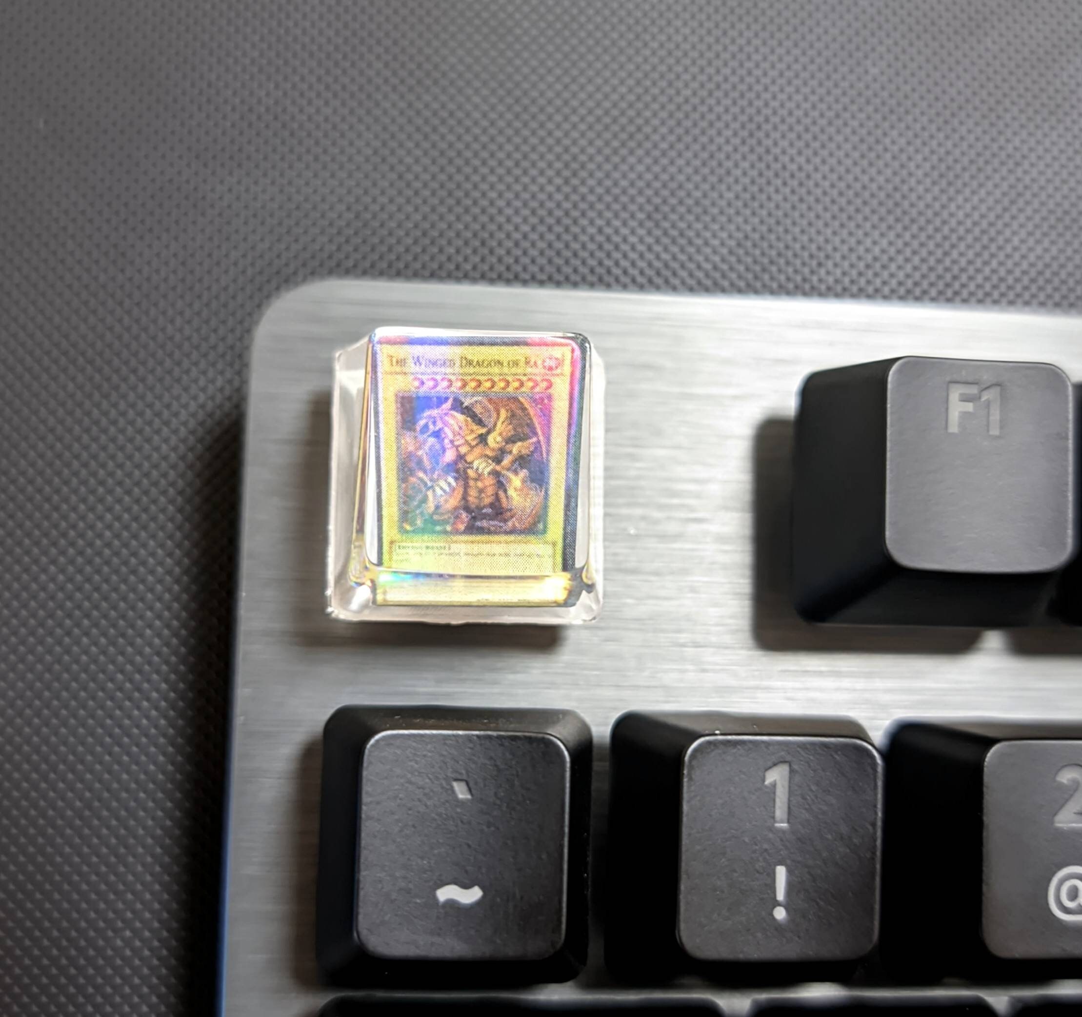 Miniature Yu-gi-oh Card Keycaps 1 Holographic - Etsy Singapore