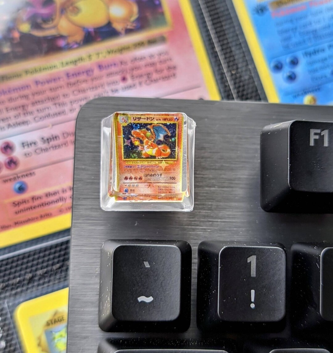 Card Key Caps Miniature Holo Pokemon Card Keycaps - Promos - Etsy