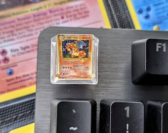 Miniature Holo Pokemon card Keycaps - Promos