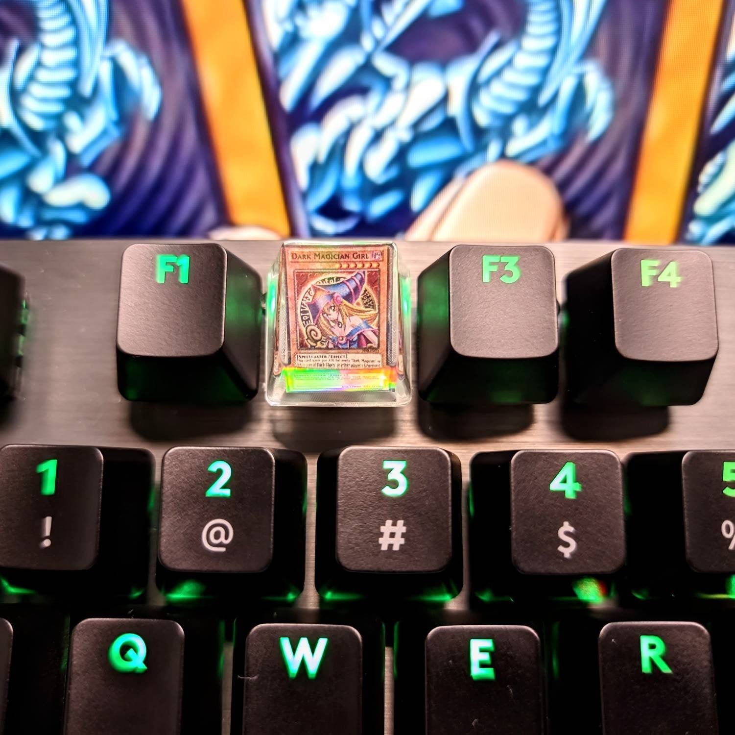 Miniature Yugioh Card Keycaps 1 Holographic Etsy Singapore