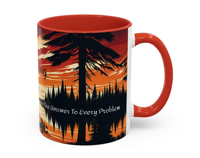 Kayaking Coffee Mug: Outdoor Adventure Gift for Nature Lovers