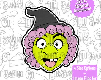 STL Cute Witch Cookie Cutter
