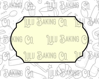 Monica Plaque Cookie Cutter
