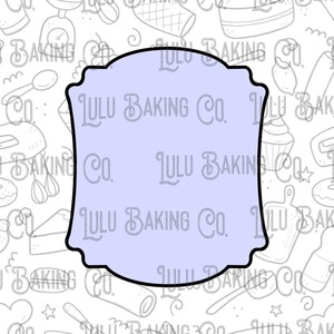 Miriam Plaque Cookie Cutter