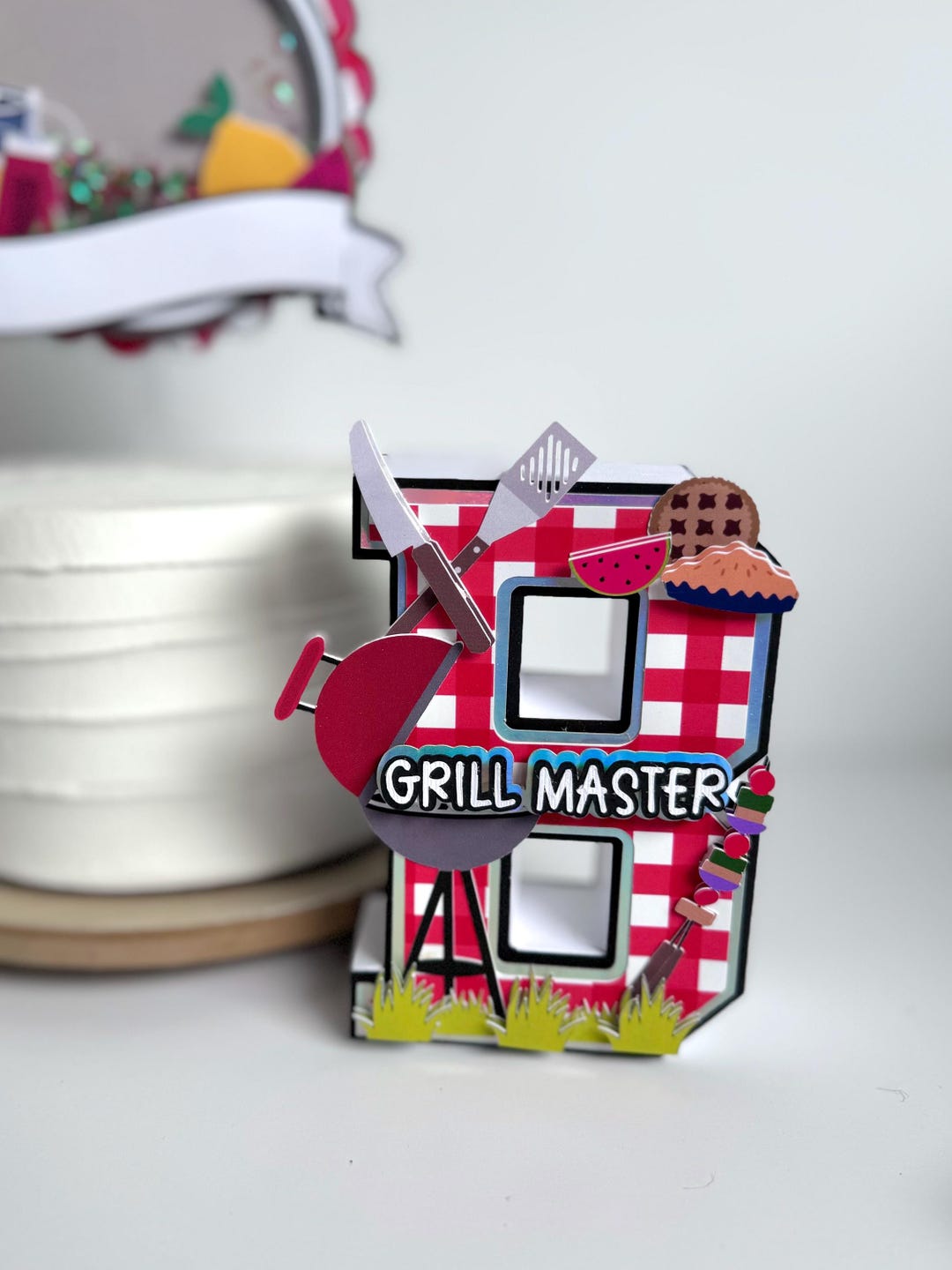 BBQ 3D Letter Set, Barbecue Party Decor, Labor Day Party Decor, Grill ...