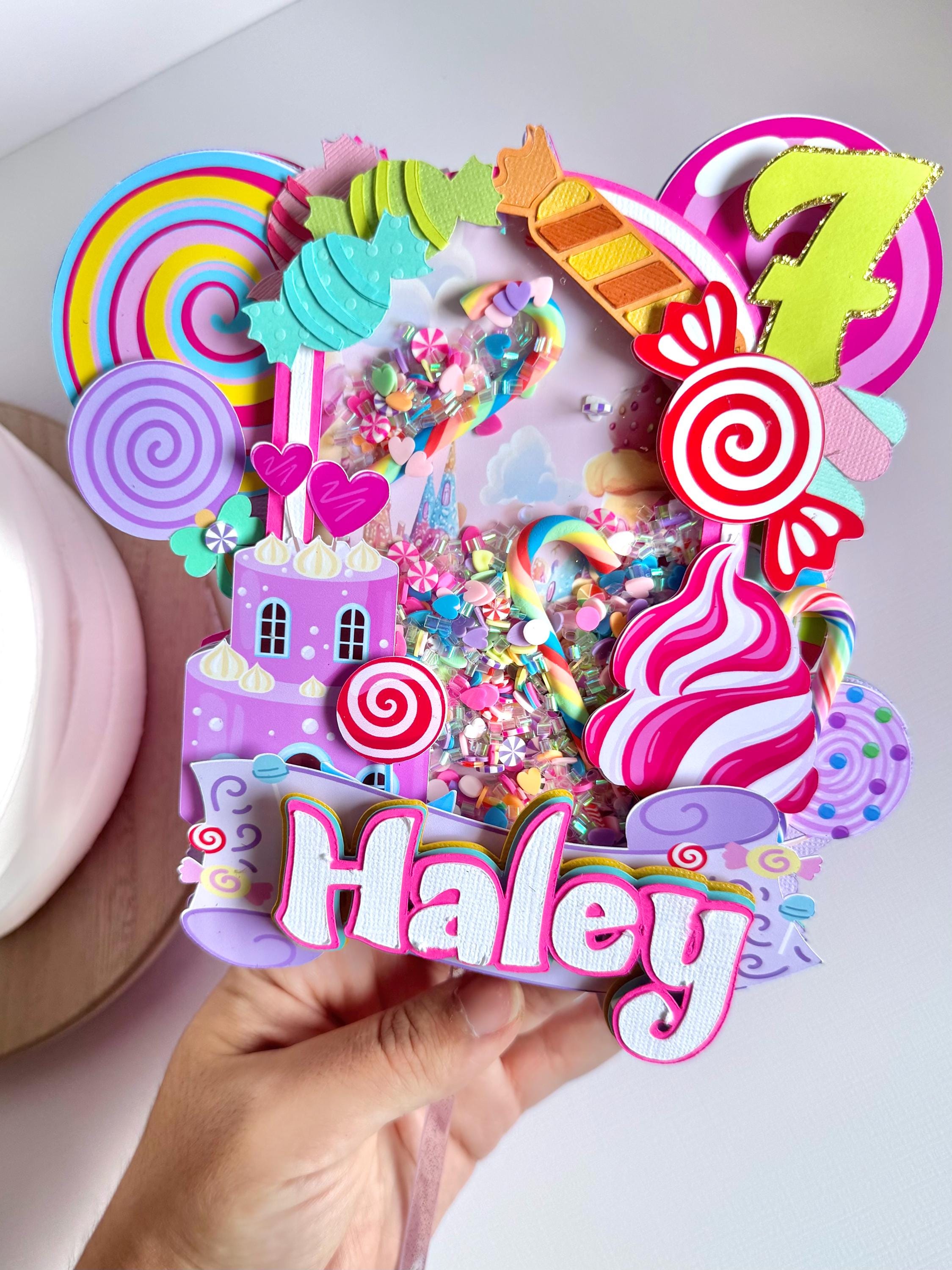 Custom Candy Cake Topper