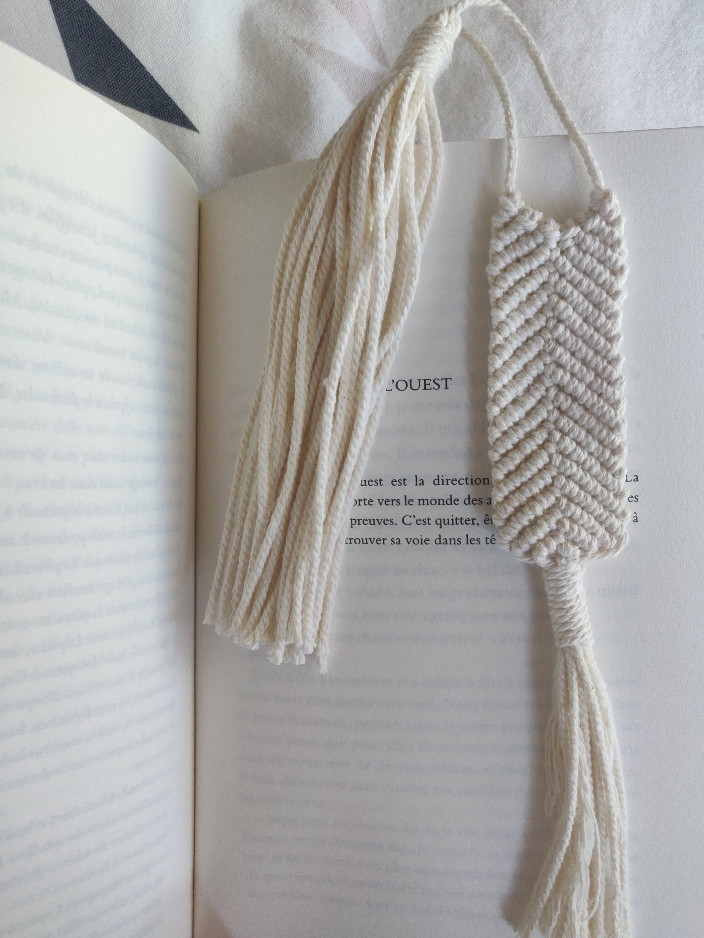 Macramé bookmarks Etsy