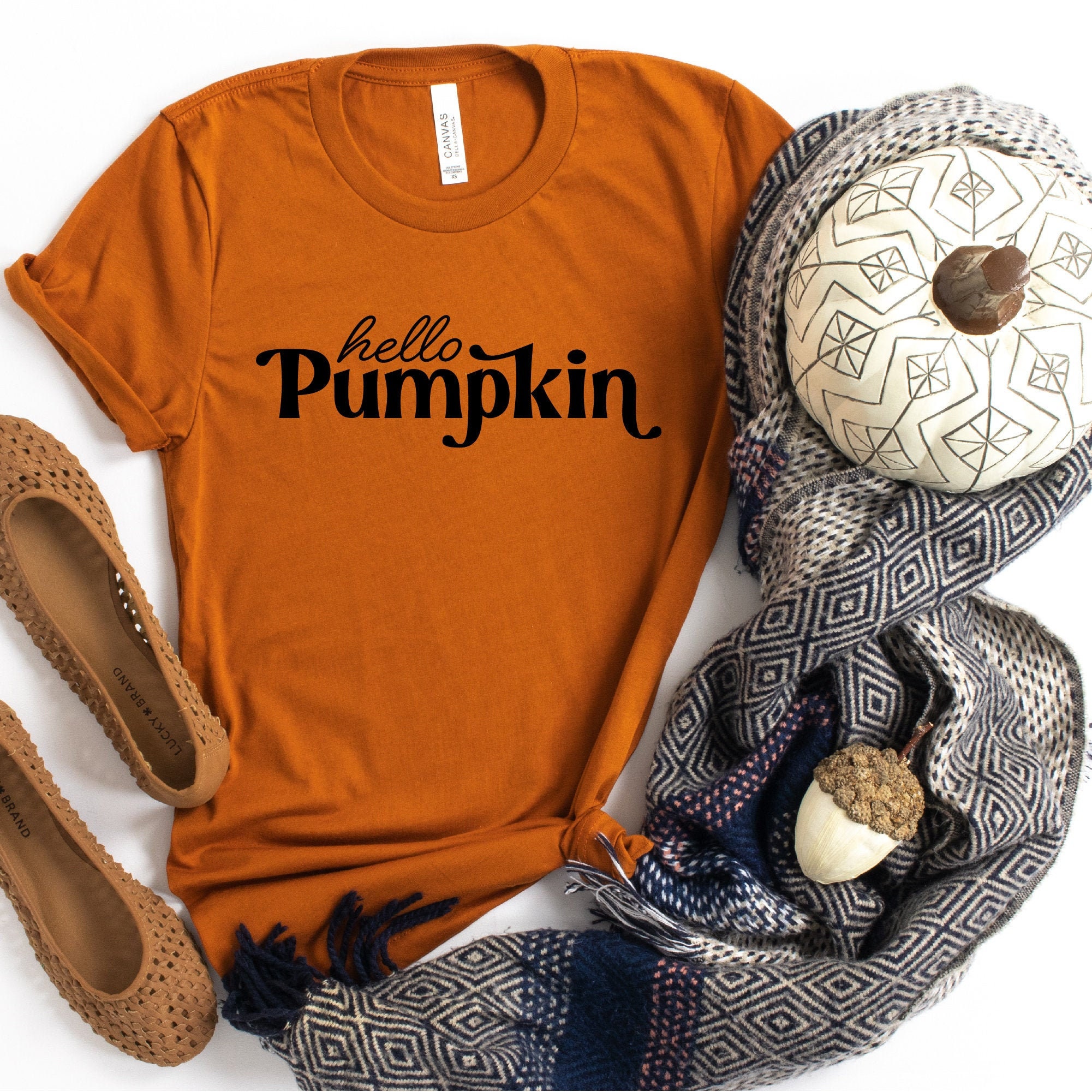 Hello Pumpkin TShirt all shirt womens halloween shirt Etsy