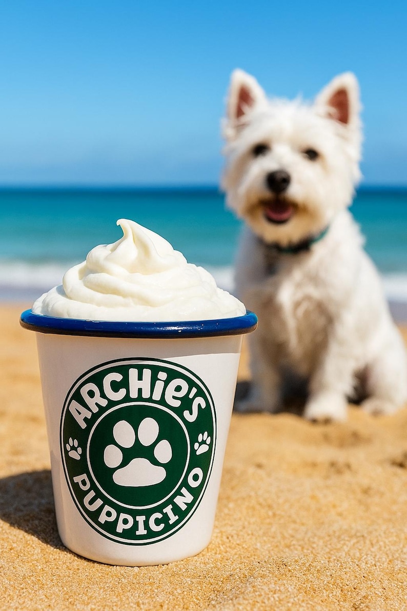 Taza personalizada de perro Puppicino - Etsy México