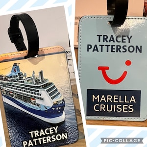 5 Pezzi Etichette Viaggio Bagaglio Tag, Targhette per Valigie in