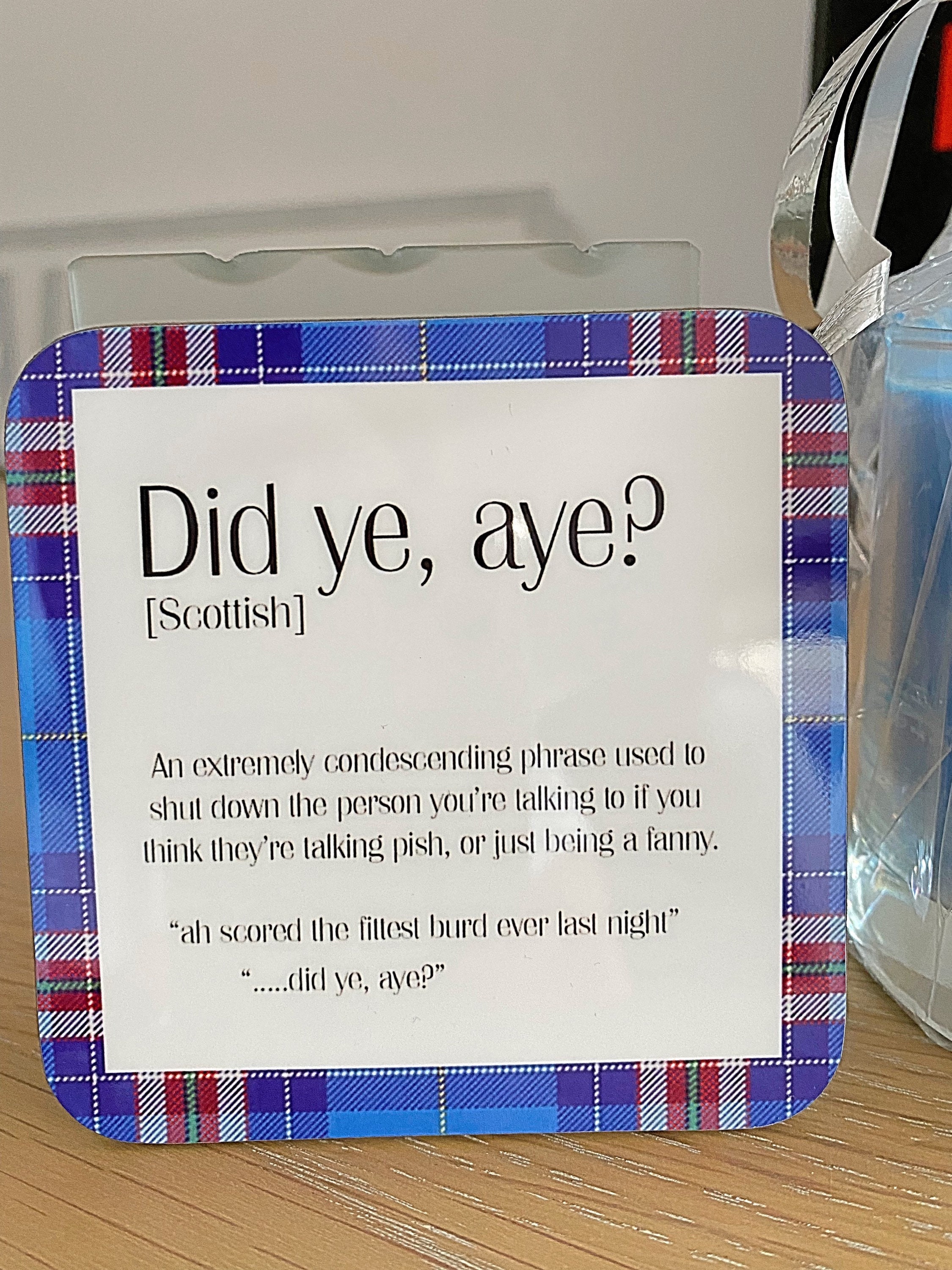 Insult Coasters Vector Scottish Insults Coaster - Etsy