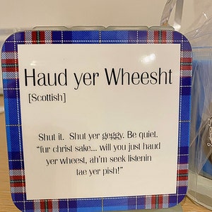 Scottish Insult Coasters - set of 8 coasters